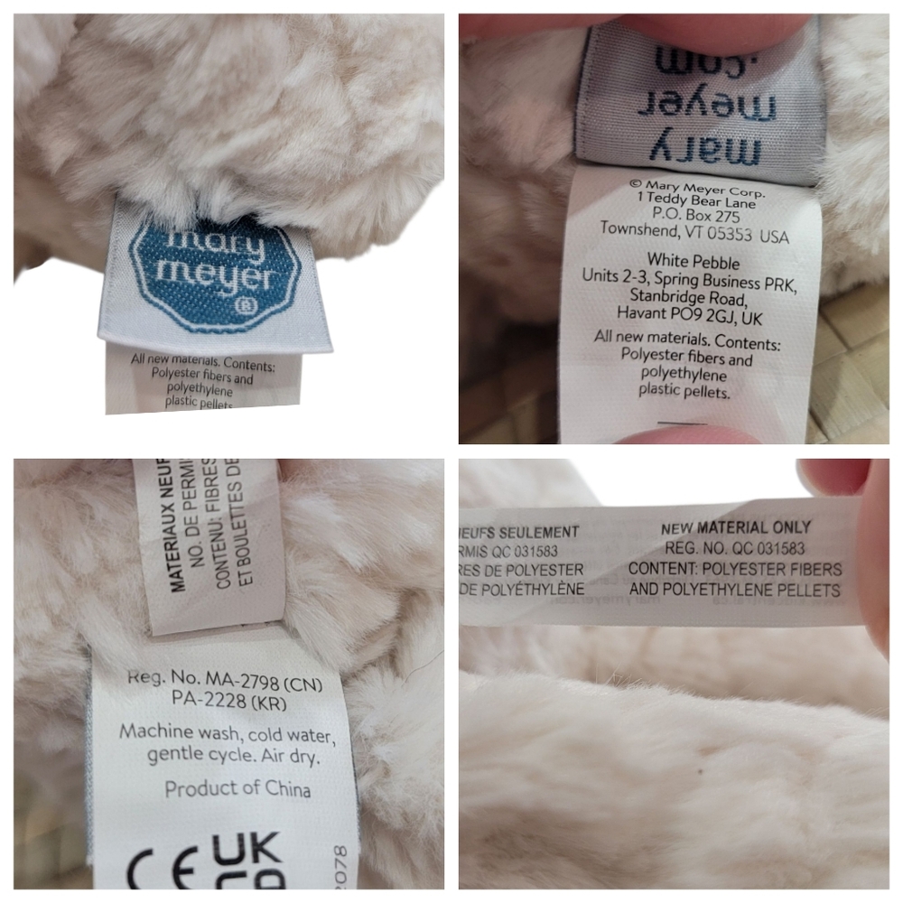 Mary Meyer Stuffed Animal Putty Beau Puppy 13″ Ultra Soft Love Heart Plu… - Picture 13 of 15